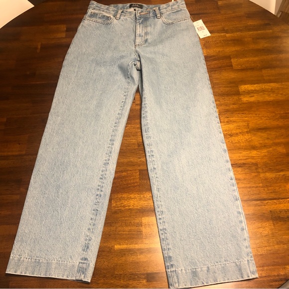 NWT $265 A.P.C. New Sailor Crop 100% Cotton Jeans in size 30! - Picture 6 of 10